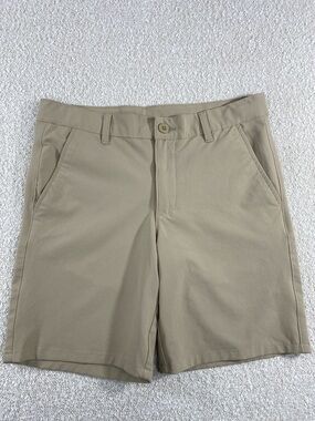 Izod Flat-Front Khaki Shorts